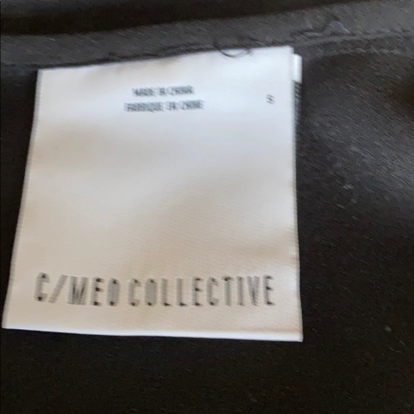 C/MEO COLLECTIVE deep V-neck long sleeve blouse - Picture 4 of 8